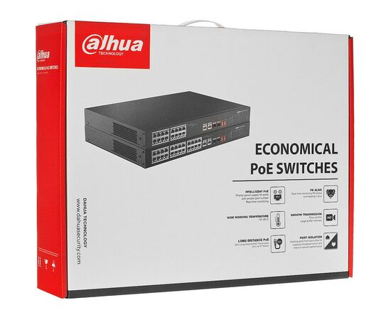 Коммутатор сетевой Dahua DH-PFS3218-16ET-135, изображение 5 Коммутатор сетевой Dahua DH-PFS3218-16ET-135, изображение 5