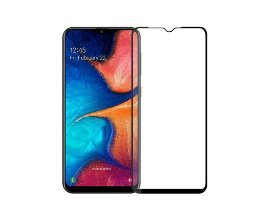 Скло захисне PowerPlant Full screen Samsung Galaxy A20, Black (GL606849)
