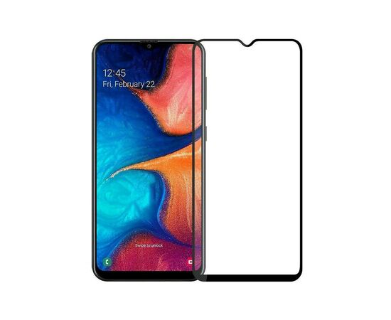 Стекло защитное PowerPlant Full screen Samsung Galaxy A20S, Black (GL607563)