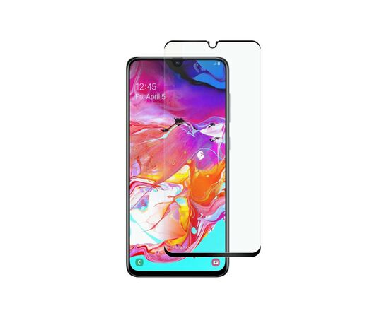 Стекло защитное PowerPlant Full screen Samsung Galaxy A70, Galaxy A70s, Black (GL606887)