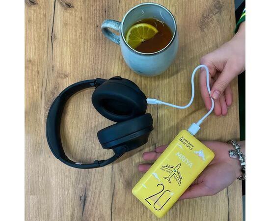 Батарея универсальная Mibrand 20000 mAh Mriya Yellow (8592112011897), изображение 7