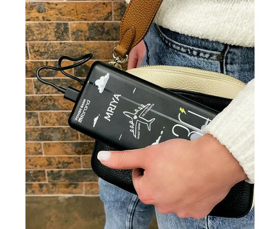 Батарея универсальная Mibrand 30000 mAh Mriya Black (8592112021902), изображение 6 Батарея универсальная Mibrand 30000 mAh Mriya Black (8592112021902), изображение 6