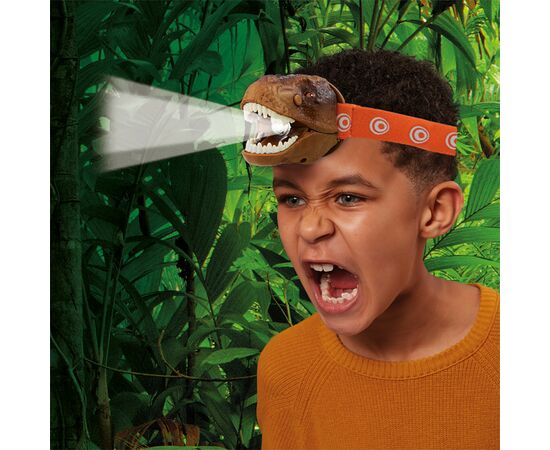 Игровой набор Brainstorm Toys Налобный фонарик – Опасный Ти-Рекс (свет, звук) (E2065), изображение 4 Игровой набор Brainstorm Toys Налобный фонарик – Опасный Ти-Рекс (свет, звук) (E2065), изображение 4