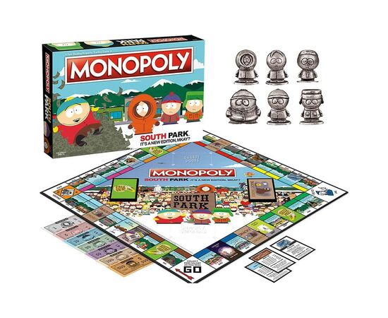 Настольная игра Winning Moves South Park Monopoly (WM01956-EN1-6), изображение 2 Настольная игра Winning Moves South Park Monopoly (WM01956-EN1-6), изображение 2