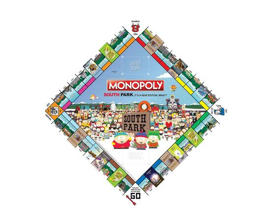 Настольная игра Winning Moves South Park Monopoly (WM01956-EN1-6), изображение 3 Настольная игра Winning Moves South Park Monopoly (WM01956-EN1-6), изображение 3