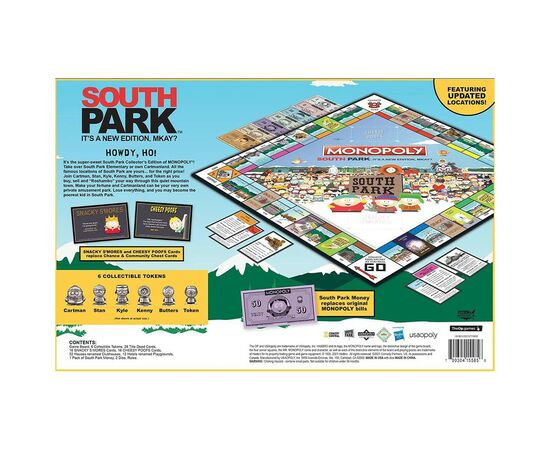 Настольная игра Winning Moves South Park Monopoly (WM01956-EN1-6), изображение 4 Настольная игра Winning Moves South Park Monopoly (WM01956-EN1-6), изображение 4