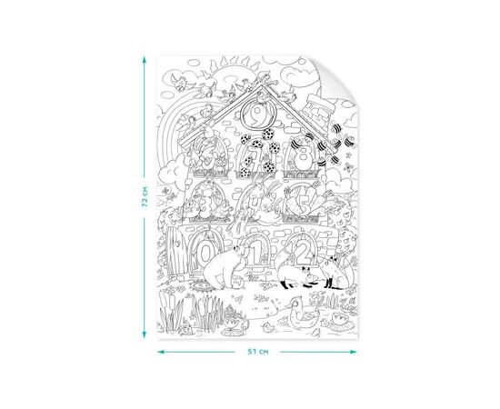 Набор для творчества DoDo Цифры Постер-раскраска (300947), изображение 4 Набор для творчества DoDo Цифры Постер-раскраска (300947), изображение 4