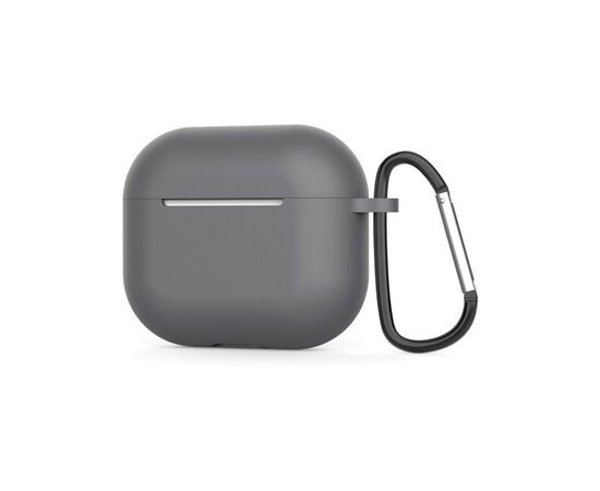 Чехол для наушников BeCover Silicon для Apple AirPods (3nd Gen) Gray (707180), изображение 2 Чехол для наушников BeCover Silicon для Apple AirPods (3nd Gen) Gray (707180), изображение 2
