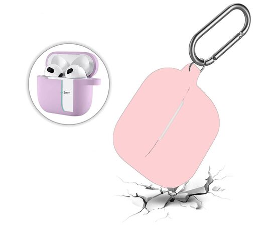 Чехол для наушников BeCover Silicon для Apple AirPods (3nd Gen) Pink (707185), изображение 5 Чехол для наушников BeCover Silicon для Apple AirPods (3nd Gen) Pink (707185), изображение 5