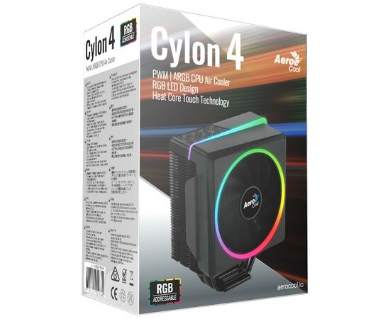 Кулер до процесора AeroCool Cylon 4 (ACTC-CL30410.06), зображення 9 Кулер до процесора AeroCool Cylon 4 (ACTC-CL30410.06), зображення 9