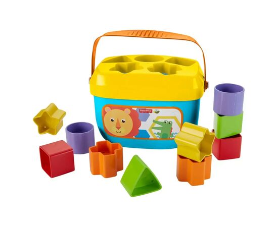 Развивающая игрушка Fisher-Price Ведро с кубиками Яркое (FFC84), изображение 2 Развивающая игрушка Fisher-Price Ведро с кубиками Яркое (FFC84), изображение 2