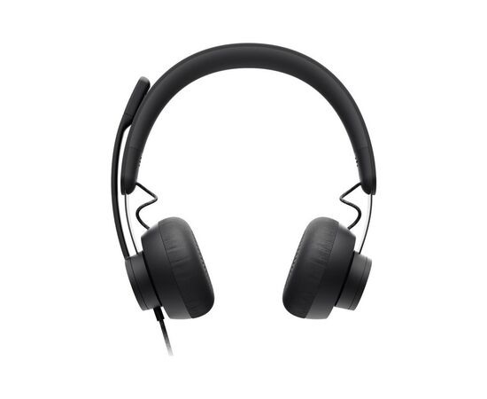 Наушники Logitech Zone Wired USB UC Graphite (981-000875), изображение 2 Наушники Logitech Zone Wired USB UC Graphite (981-000875), изображение 2
