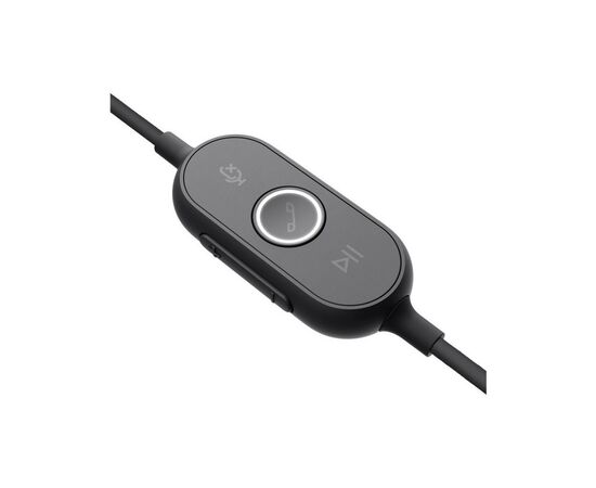 Наушники Logitech Zone Wired USB UC Graphite (981-000875), изображение 4 Наушники Logitech Zone Wired USB UC Graphite (981-000875), изображение 4