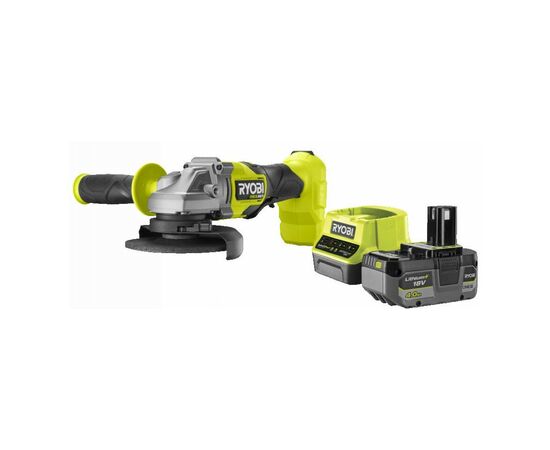 Шлифовальная машина Ryobi RAG18X-1C40S ONE+ НР (5133005614), изображение 2