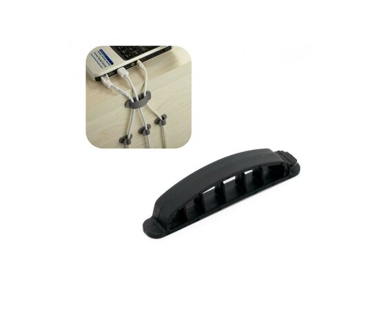 Тримач для кабелю Extradigital CC-913 Cable Clips, Black (KBC1710), зображення 3 Тримач для кабелю Extradigital CC-913 Cable Clips, Black (KBC1710), зображення 3