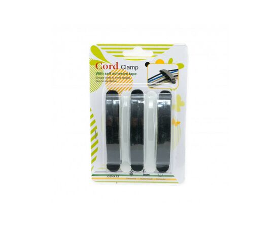 Тримач для кабелю Extradigital CC-913 Cable Clips, Black (KBC1710), зображення 5 Тримач для кабелю Extradigital CC-913 Cable Clips, Black (KBC1710), зображення 5