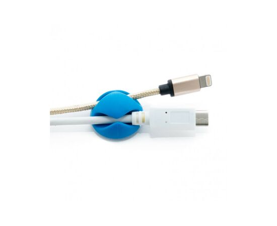 Держатель для кабеля Extradigital CC-929 Cable Clips, Black/Blue/Green (KBC1694), изображение 4 Держатель для кабеля Extradigital CC-929 Cable Clips, Black/Blue/Green (KBC1694), изображение 4