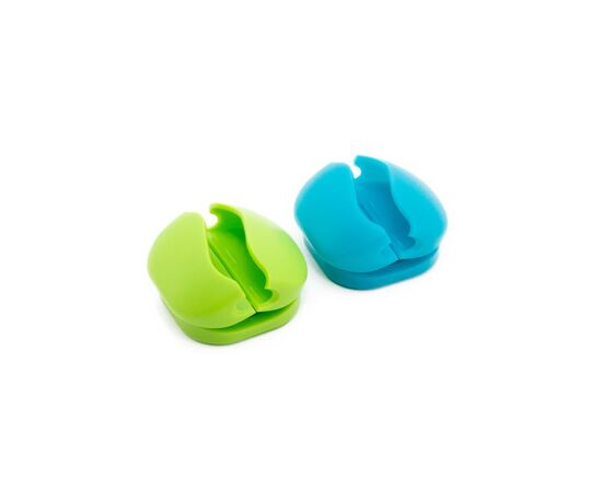 Держатель для кабеля Extradigital CC-950 Cable Clips, Green/Blue (KBC1714), изображение 2 Держатель для кабеля Extradigital CC-950 Cable Clips, Green/Blue (KBC1714), изображение 2