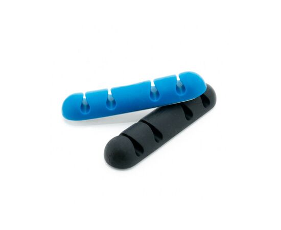 Держатель для кабеля Extradigital CC-957 Cable Clips, Black/Blue (KBC1700), изображение 2 Держатель для кабеля Extradigital CC-957 Cable Clips, Black/Blue (KBC1700), изображение 2