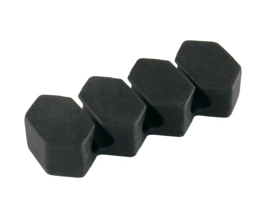 Держатель для кабеля Extradigital CC-963 Cable Clips, Black/Orange (KBC1804), изображение 2 Держатель для кабеля Extradigital CC-963 Cable Clips, Black/Orange (KBC1804), изображение 2