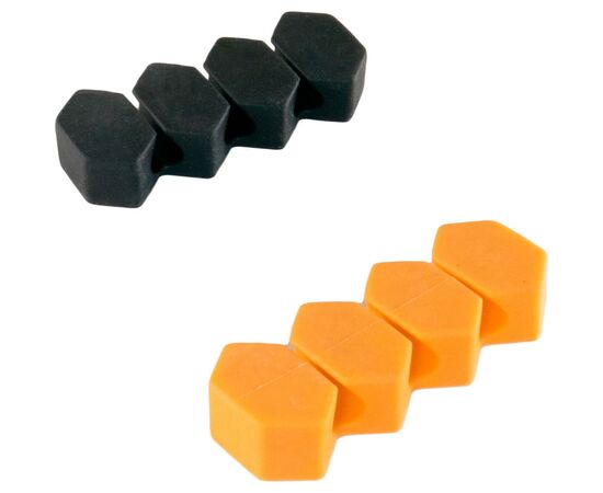 Держатель для кабеля Extradigital CC-963 Cable Clips, Black/Orange (KBC1804)