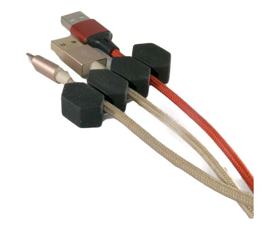 Держатель для кабеля Extradigital CC-963 Cable Clips, Black (KBC1808), изображение 3 Держатель для кабеля Extradigital CC-963 Cable Clips, Black (KBC1808), изображение 3