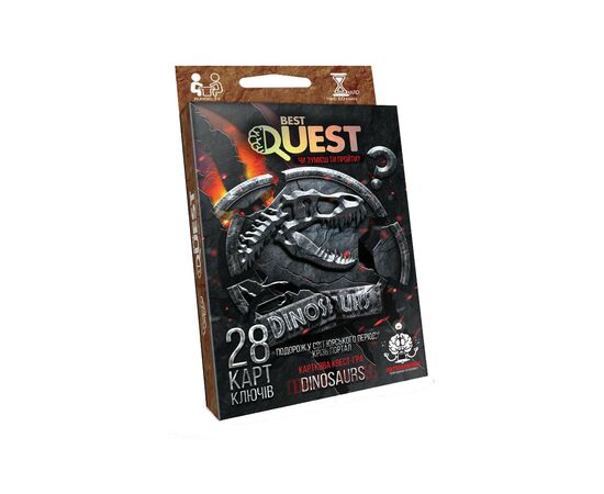 Настільна гра Danko Toys Best Quest Динозаври, українська (BQ-01-04U)