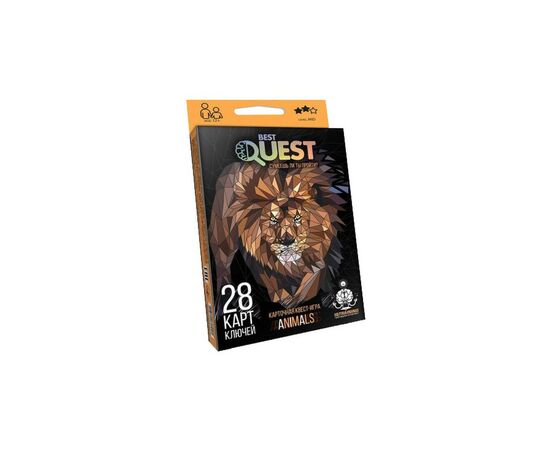 Настольная игра Danko Toys Best Quest. Животные, русский (BQ-01-02)