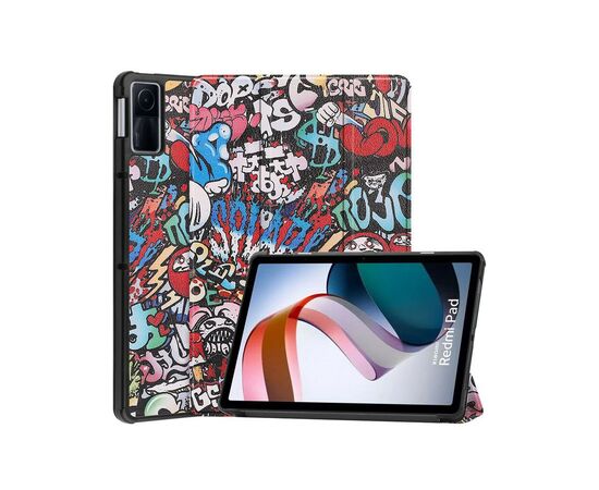 Чехол для планшета BeCover Smart Case Xiaomi Redmi Pad 10.61" 2022 Graffiti (708734), изображение 4 Чехол для планшета BeCover Smart Case Xiaomi Redmi Pad 10.61" 2022 Graffiti (708734), изображение 4