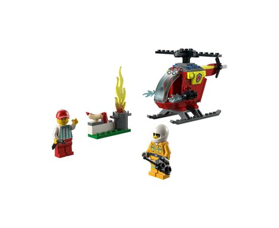 Конструктор LEGO City Пожарный вертолет 53 детали (60318), изображение 7