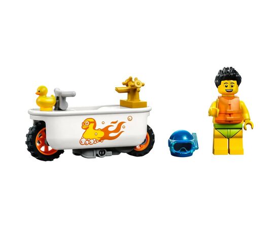 Конструктор LEGO City Каскадерский мотоцикл для игры в ванной 14 деталей (60333), изображение 3 Конструктор LEGO City Каскадерский мотоцикл для игры в ванной 14 деталей (60333), изображение 3