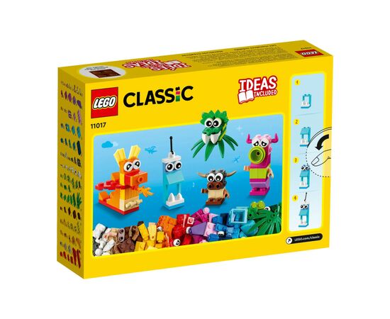 Конструктор LEGO Classic Оригинальные монстры 140 деталей (11017), изображение 10 Конструктор LEGO Classic Оригинальные монстры 140 деталей (11017), изображение 10