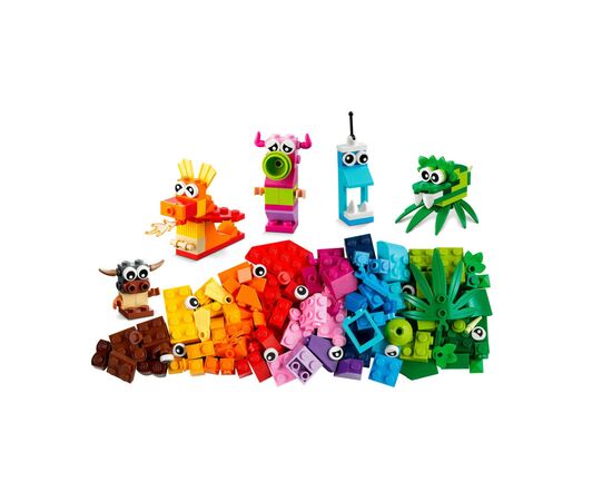 Конструктор LEGO Classic Оригинальные монстры 140 деталей (11017), изображение 3 Конструктор LEGO Classic Оригинальные монстры 140 деталей (11017), изображение 3