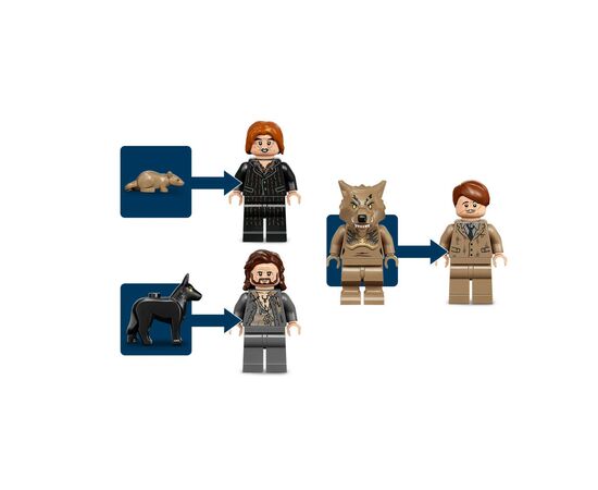 Конструктор LEGO Harry Potter Виюча хатина та Войовнича верба (76407), зображення 7 Конструктор LEGO Harry Potter Виюча хатина та Войовнича верба (76407), зображення 7