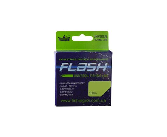 Леска Fishing ROI FLASH Universal Line 100м 0,18мм 2.95кг (47-00-018)