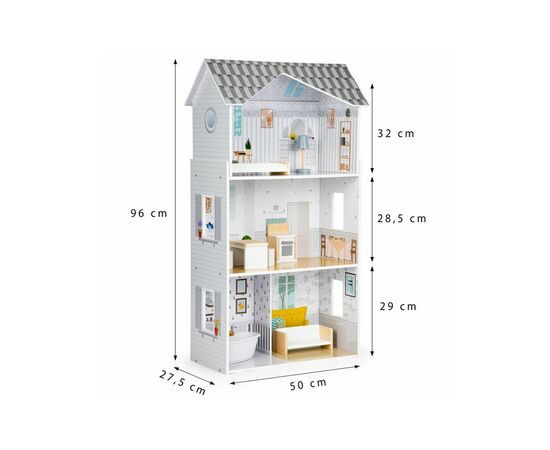 Игровой набор Ecotoys Кукольный домик Grace (8210), изображение 9 Игровой набор Ecotoys Кукольный домик Grace (8210), изображение 9