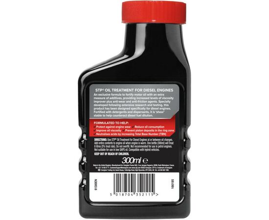 Присадка автомобильная STP Oil Treatment for Diesel Engines, 300мл (74369), изображение 2 Присадка автомобильная STP Oil Treatment for Diesel Engines, 300мл (74369), изображение 2