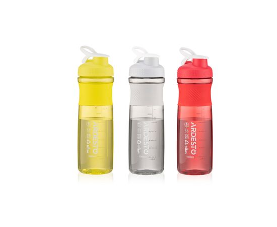 Пляшка для води Ardesto Smart Bottle 1000 мл Grey (AR2204TG), зображення 6 Пляшка для води Ardesto Smart Bottle 1000 мл Grey (AR2204TG), зображення 6