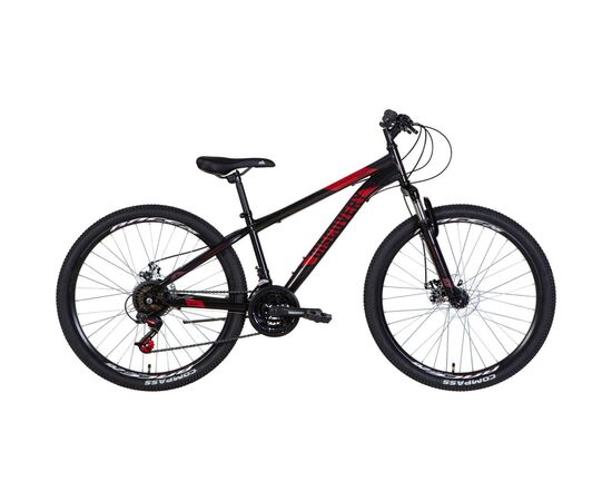 Велосипед Discovery 26" Rider AM DD рама-16" 2022 Black/Red (OPS-DIS-26-528)