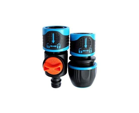 Конектор для шланга Gruntek набір 1/2"-5/8"-3/4" (296292277)