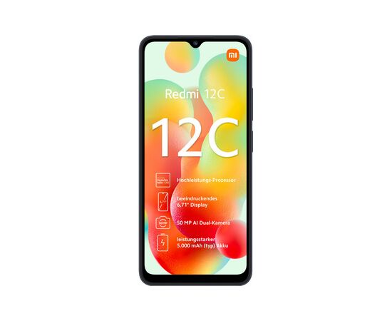 Мобильный телефон Xiaomi Redmi 12C 3/32GB Graphite Gray, изображение 2 Мобильный телефон Xiaomi Redmi 12C 3/32GB Graphite Gray, изображение 2