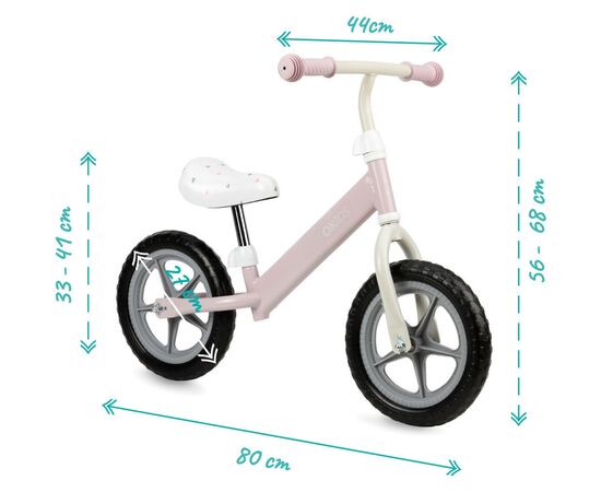 Беговел Qkids Fleet Pink (QKIDS00003), изображение 7 Беговел Qkids Fleet Pink (QKIDS00003), изображение 7