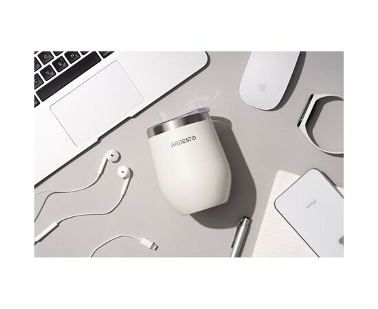 Термокружка Ardesto Compact Mug 350 мл White (AR2635MMW), изображение 3 Термокружка Ardesto Compact Mug 350 мл White (AR2635MMW), изображение 3