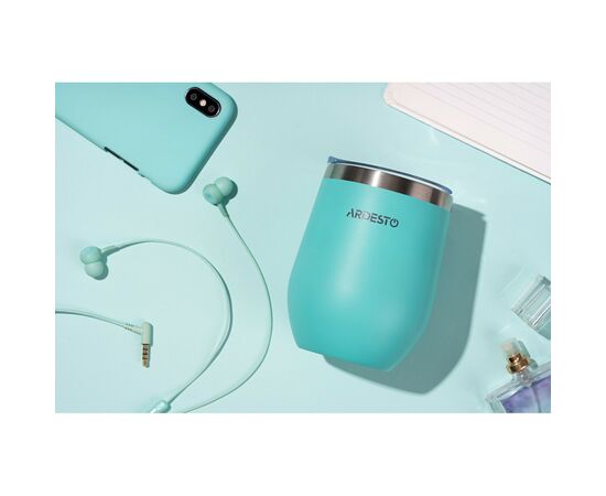 Термокружка Ardesto Compact Mug 350 мл Blue (AR2635MMS), изображение 2 Термокружка Ardesto Compact Mug 350 мл Blue (AR2635MMS), изображение 2