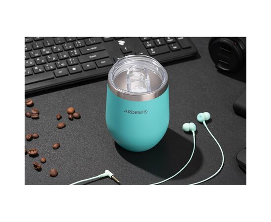 Термокружка Ardesto Compact Mug 350 мл Blue (AR2635MMS), изображение 5 Термокружка Ardesto Compact Mug 350 мл Blue (AR2635MMS), изображение 5