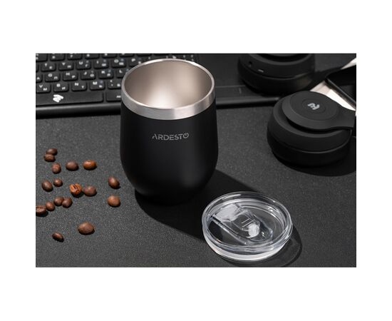 Термокружка Ardesto Compact Mug 350 мл Black (AR2635MMB), изображение 3 Термокружка Ardesto Compact Mug 350 мл Black (AR2635MMB), изображение 3