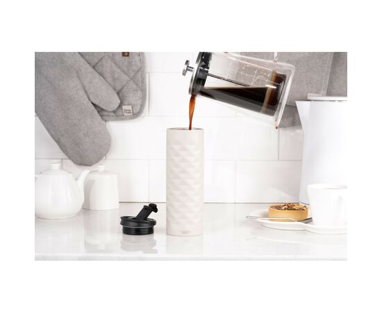 Термокружка Ardesto Bright City 400 мл Beige (AR2640BG), зображення 2