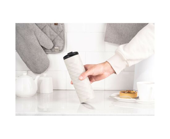 Термокружка Ardesto Bright City 400 мл Beige (AR2640BG), зображення 3