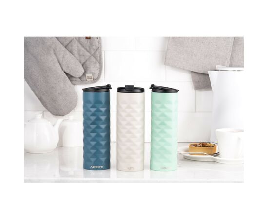 Термокружка Ardesto Bright City 400 мл Beige (AR2640BG), зображення 4