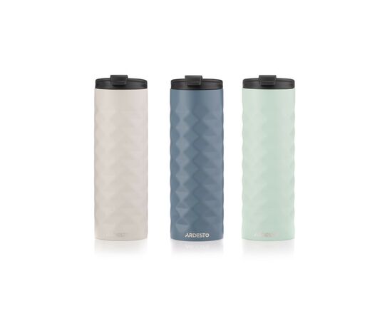 Термокружка Ardesto Bright City 400 мл Beige (AR2640BG), зображення 9